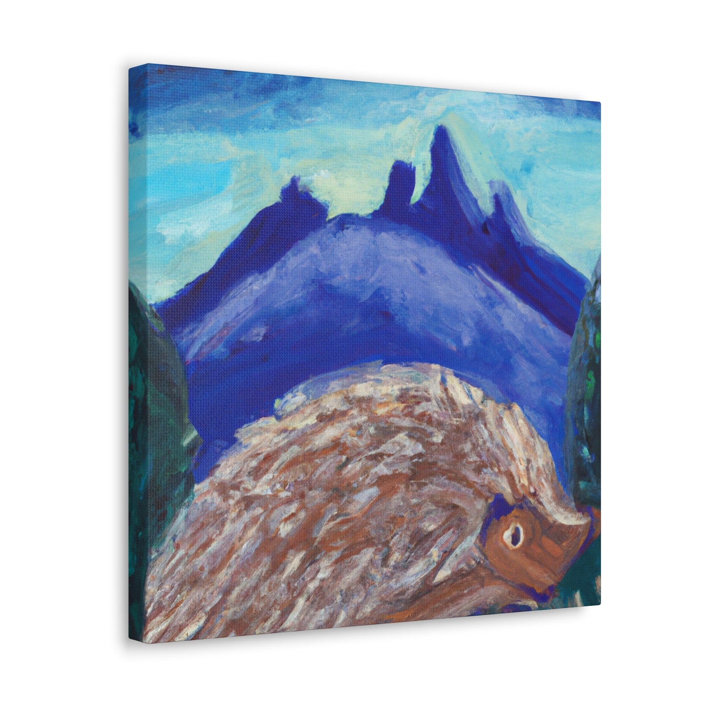 Hedgehog in Expressionism - Canvas