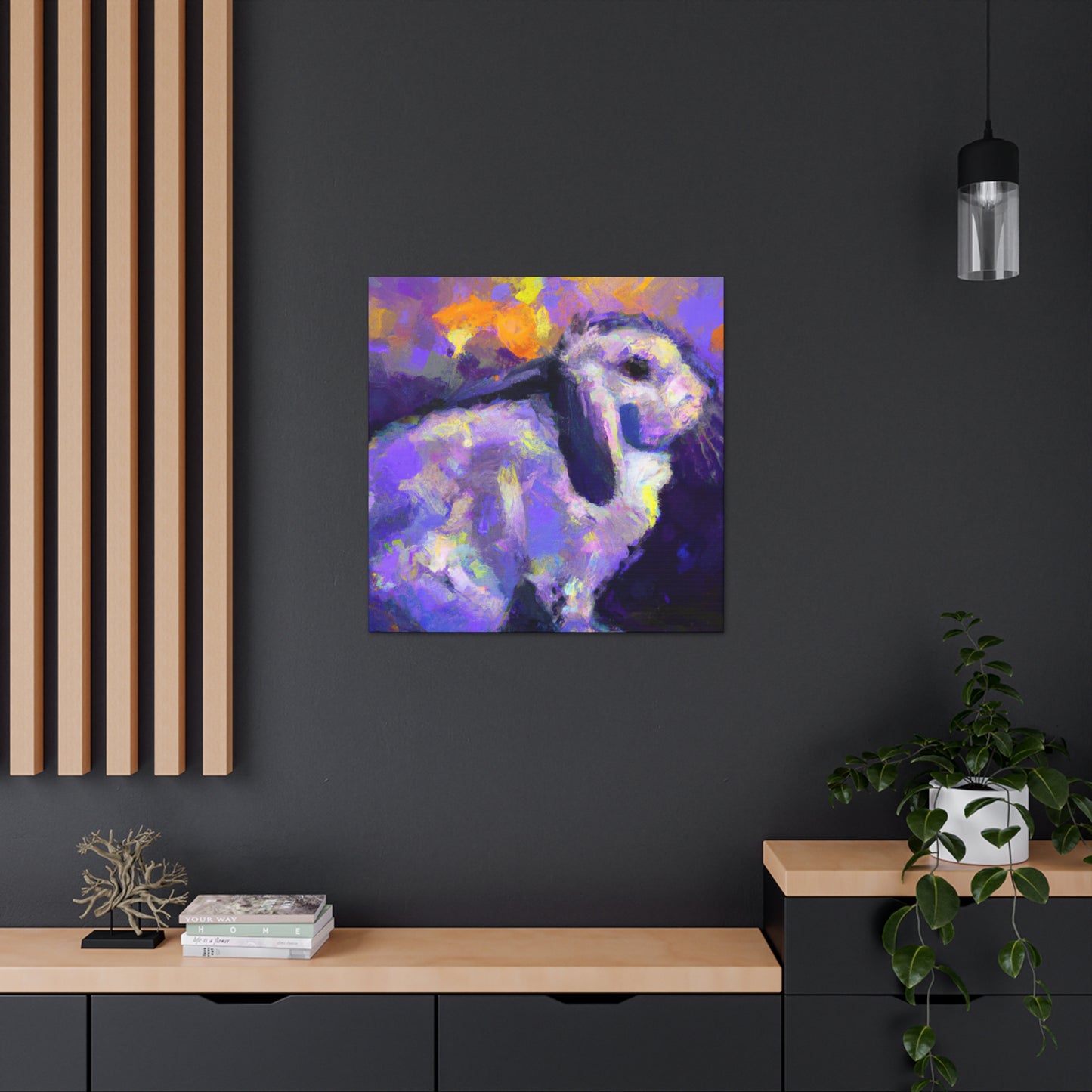 Rabbit in Springtime - Canvas