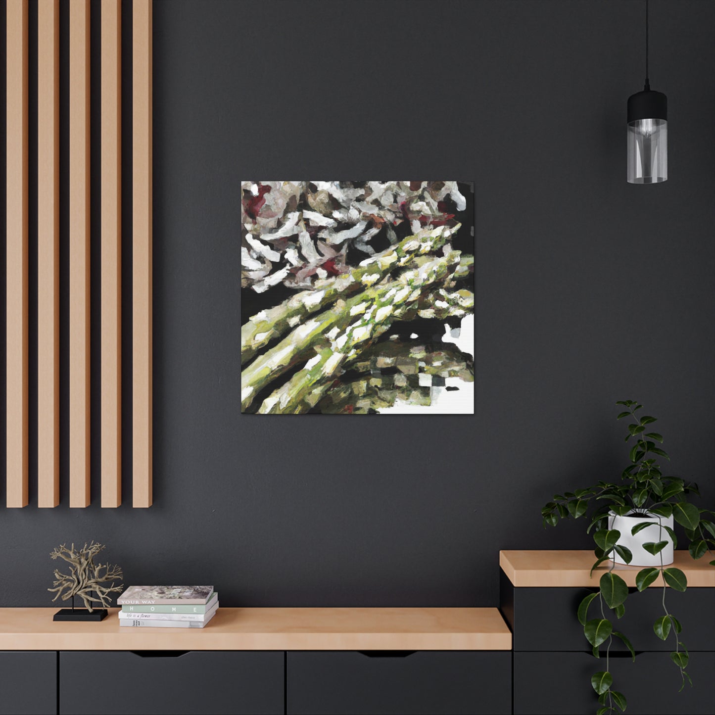 "Asparagus in Springtime" - Canvas