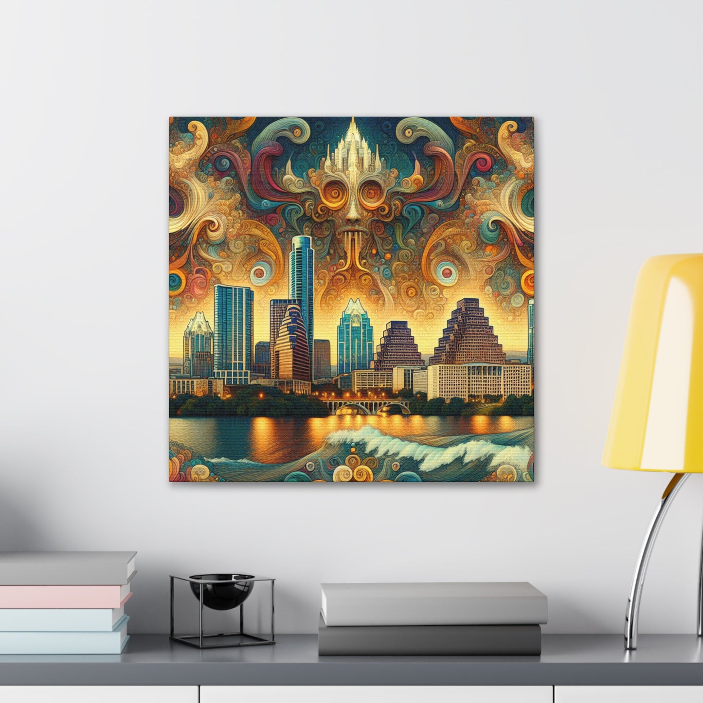 "Enigmatic Austin Dreamscape" - Canvas