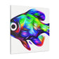 Rainbow Fish Reflection - Canvas