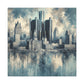 "Resplendent Detroit Reverie" - Canvas