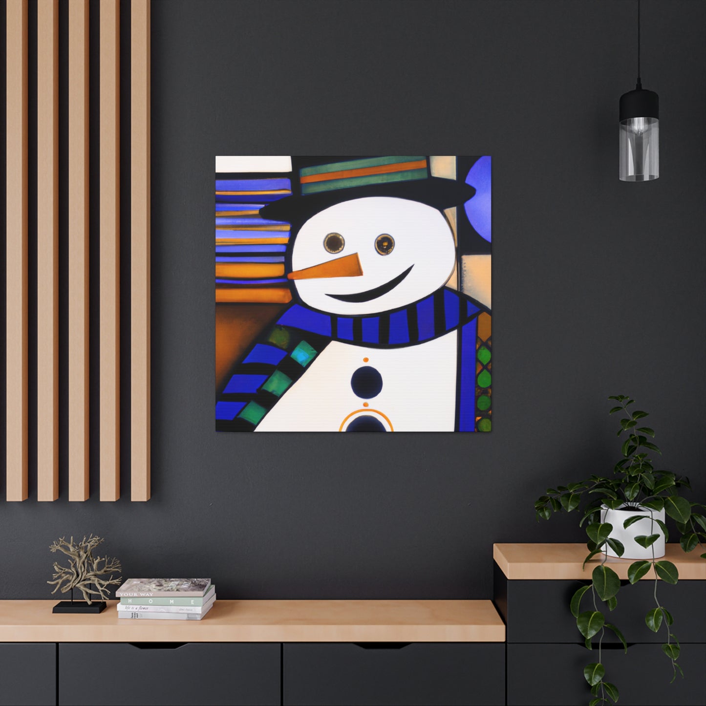 "Frosty Deco Frosting" - Canvas