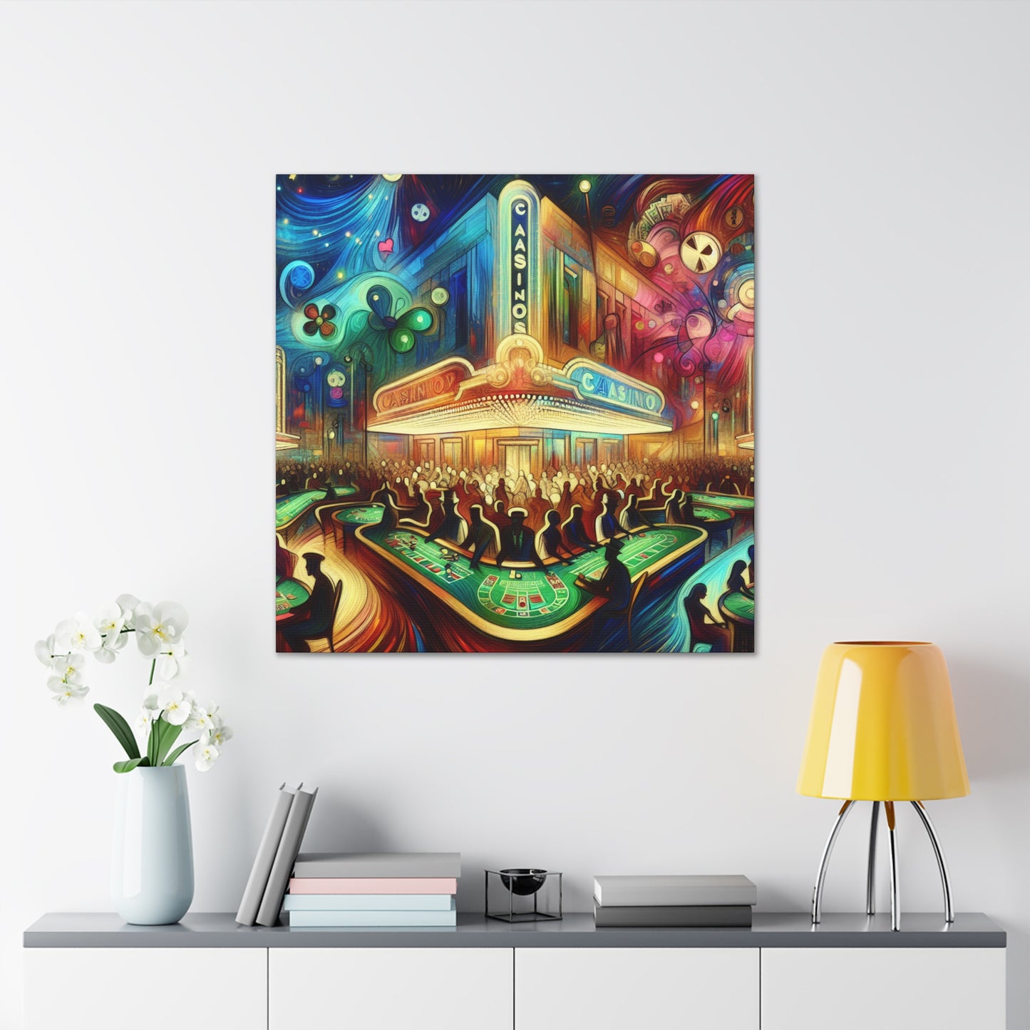 Bizarre Casino Dreamscape - Canvas