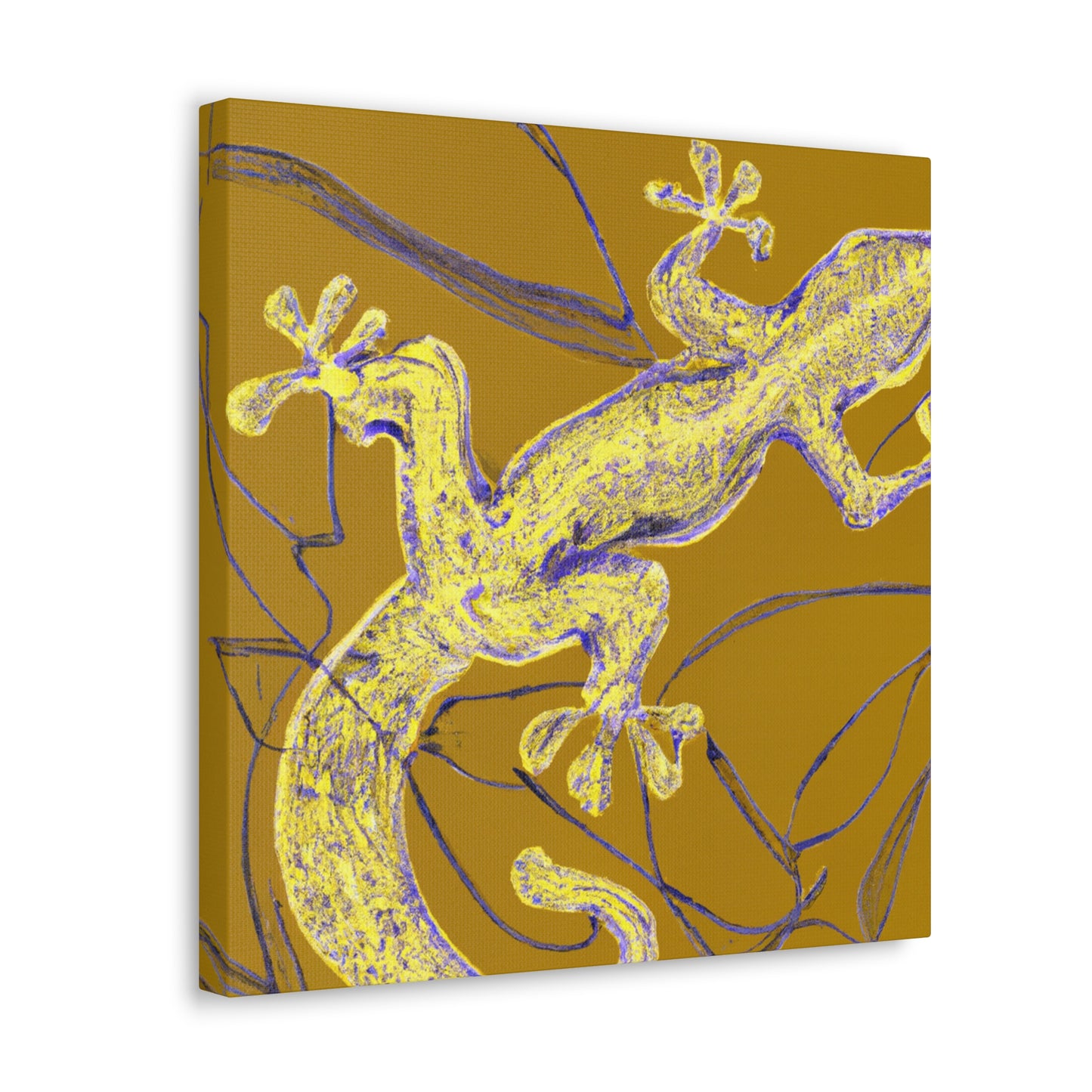 Lizard Mornings Splendor - Canvas