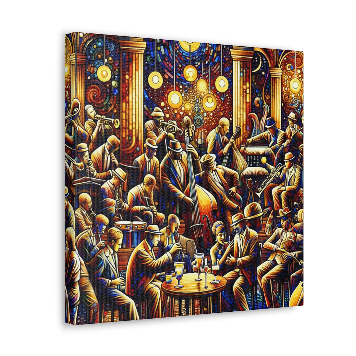 Harmonious Nights of Rhythm - Canvas