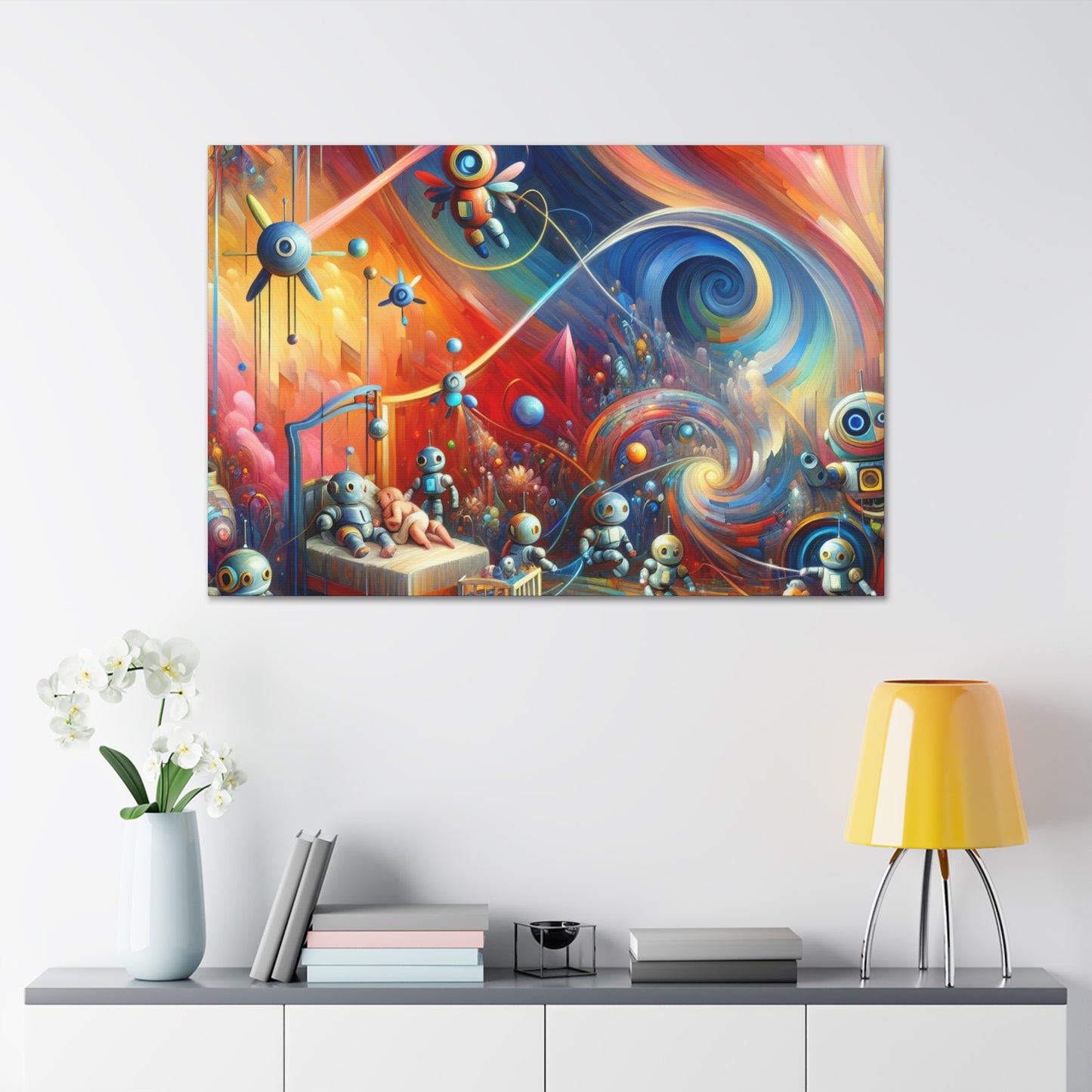 Mechanical Cosmos Odyssey - Canvas