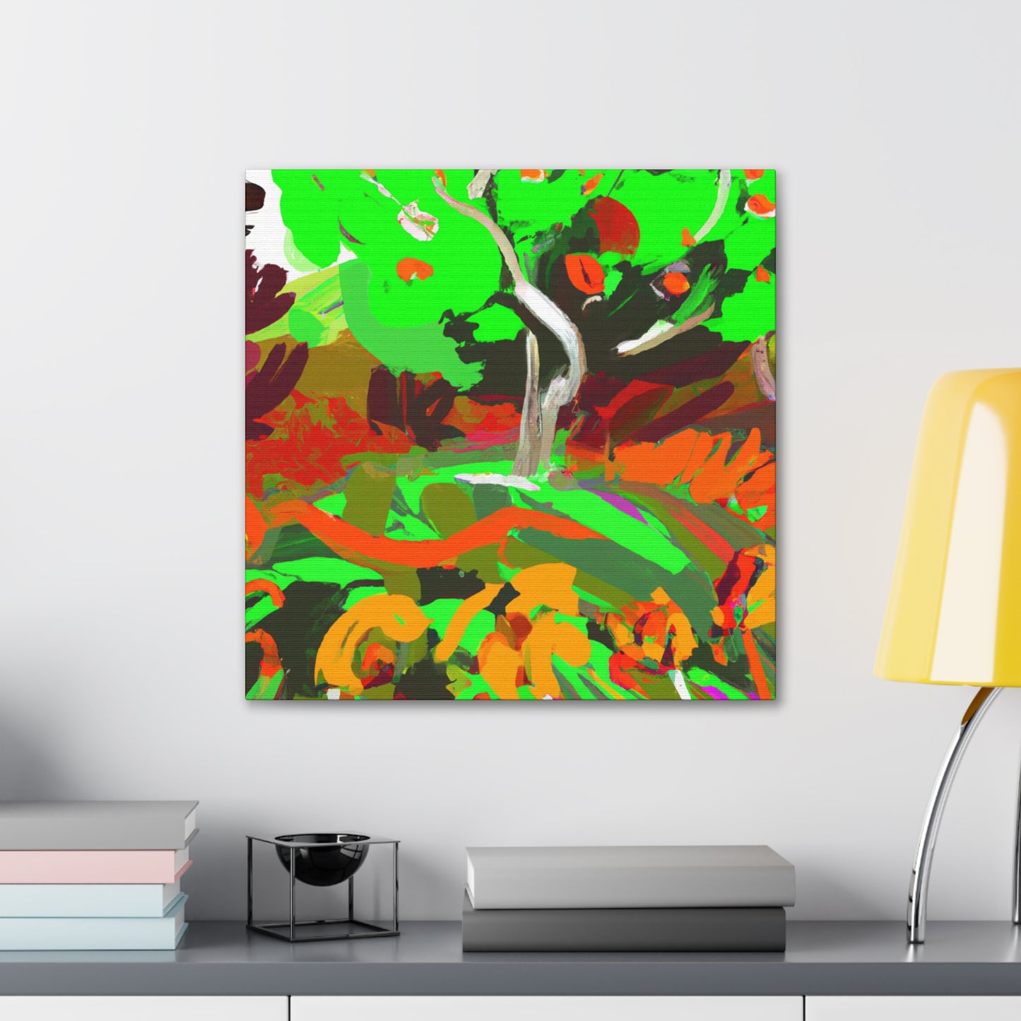 "Marigolds In Movement" - Canvas