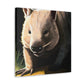 "Wombat in Art Deco" - Canvas