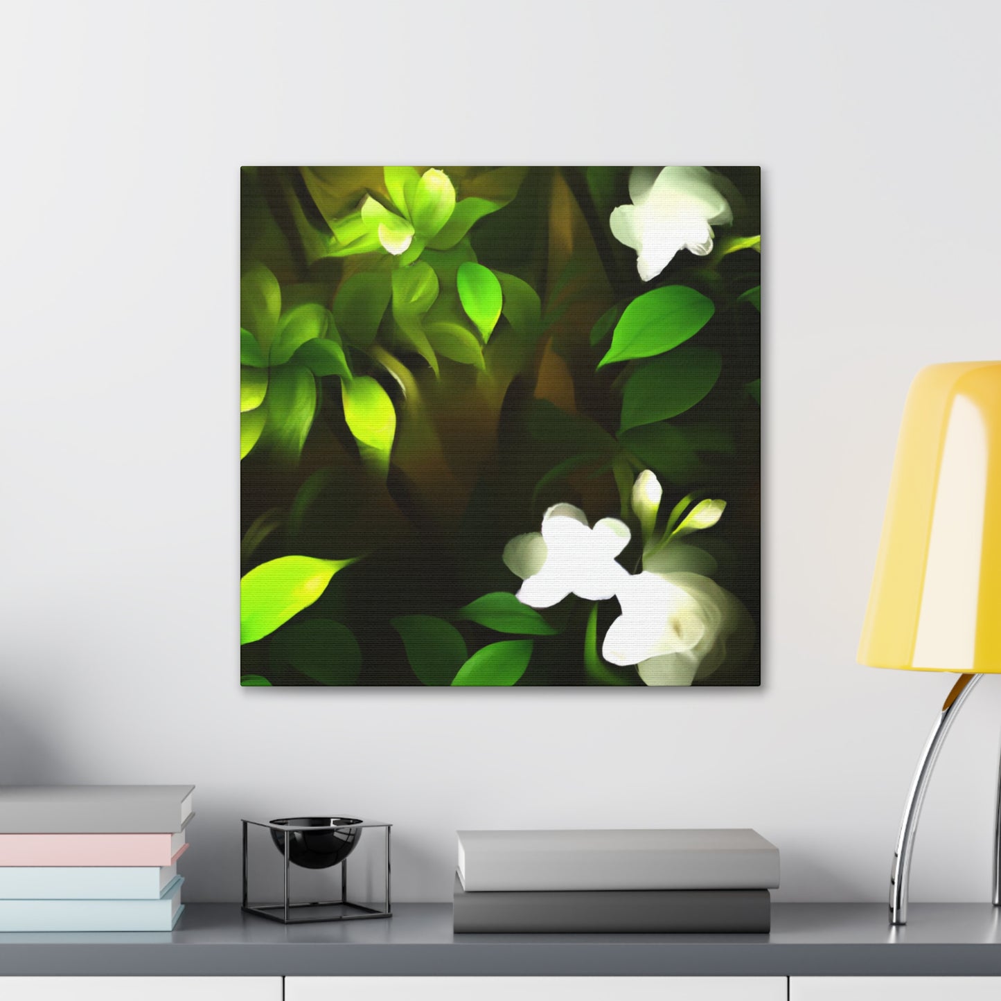 Enchanting Gardenia Bliss - Canvas