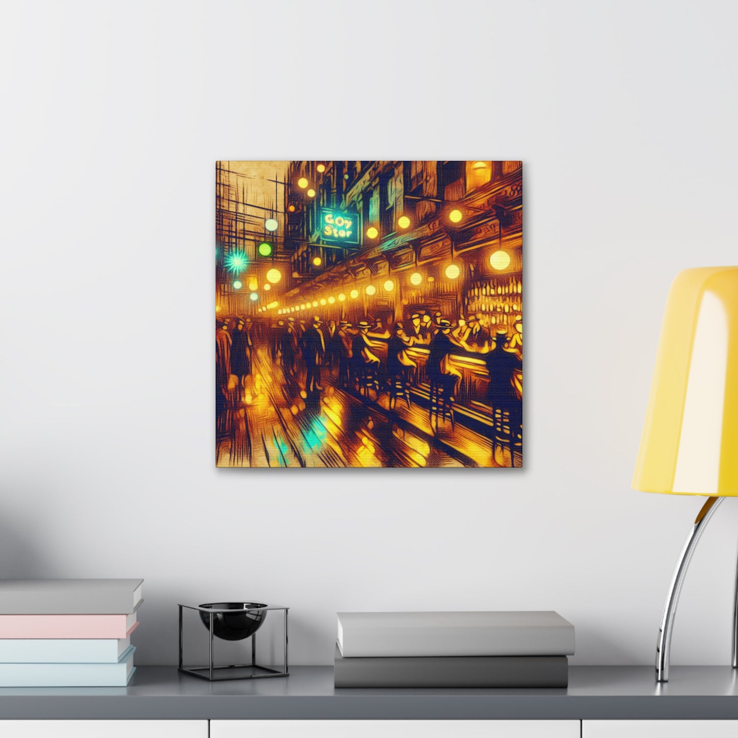 Prohibition's Hidden Revelry - Canvas