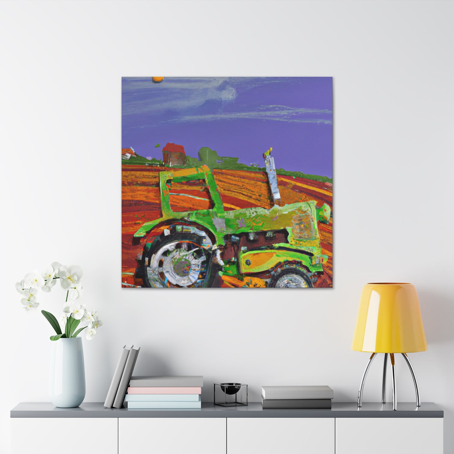 Tractor in the Heavens - Canvas