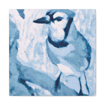 Blue Jay Uplifting Joy - Canvas