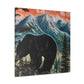 "Black Bear Unfathomable" - Canvas