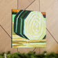 Hay Bales at Sunset - Canvas