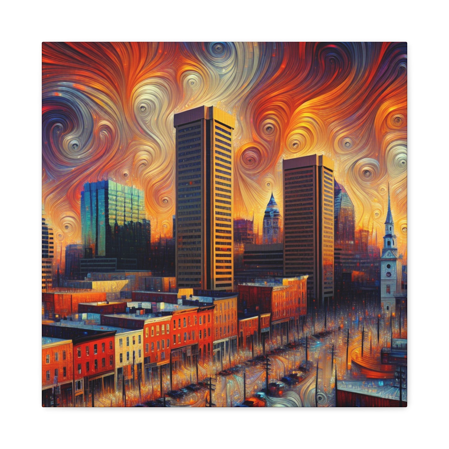 "Charm City Kaleidoscope" - Canvas