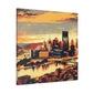 Steel City Dreamscape Dawn - Canvas