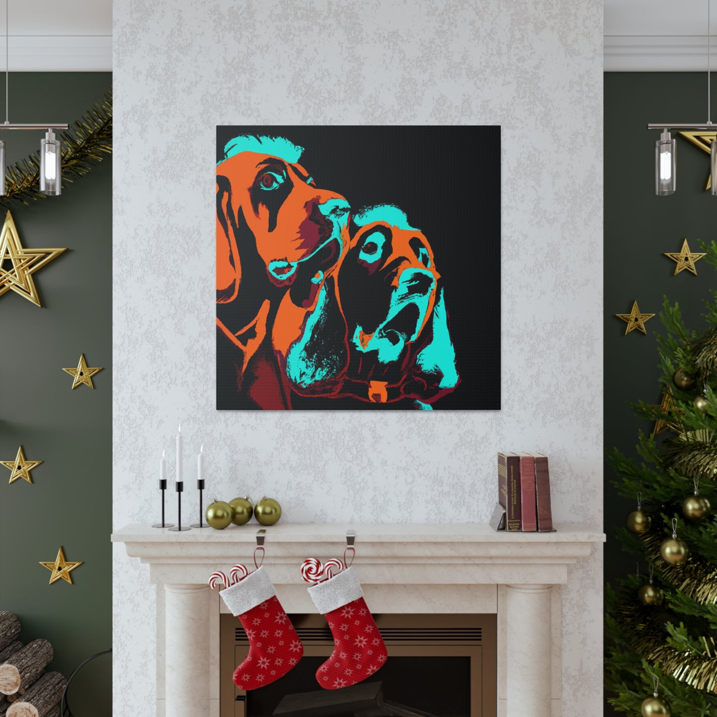 "Irish Setter Portrait 1925" - Canvas