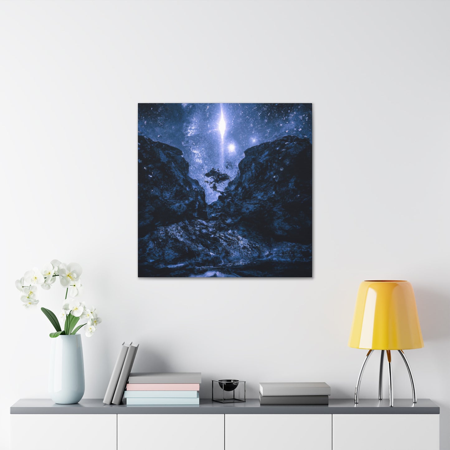 Mystic Moon Mirage - Canvas