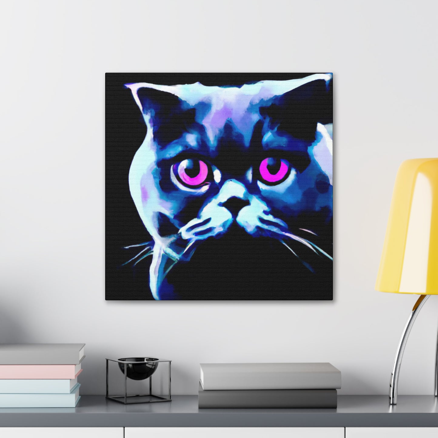 "British Shorthair Reflection" - Canvas