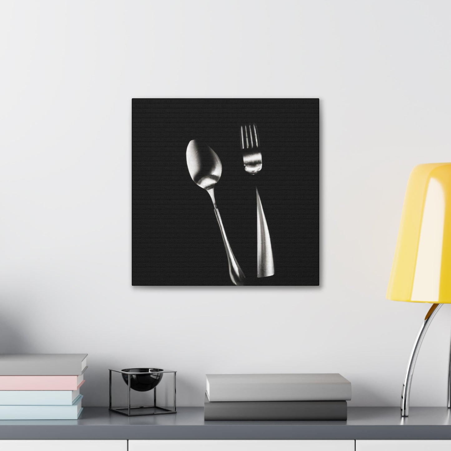 "Silverware in Simplicity" - Canvas