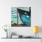 Fishing Boats At Sea - Canvas