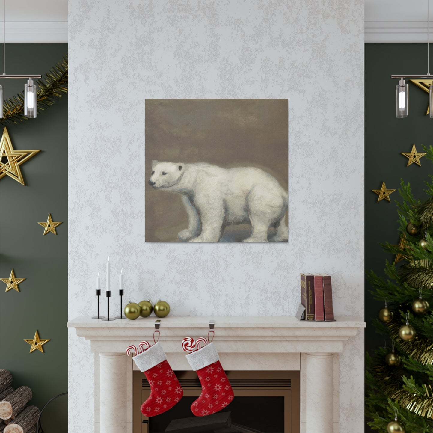 "Polar Bear Grandeur" - Canvas