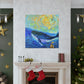 Whale in Impressionism - Canvas