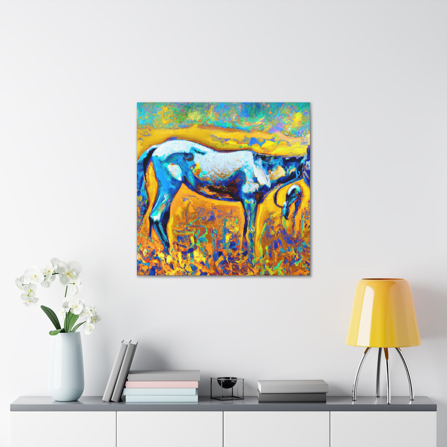 "Horse of Abstraction" - Canvas