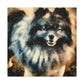 Fur and Whimsy Keeshond - Canvas