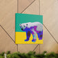 Polar Bear Pop Art - Canvas