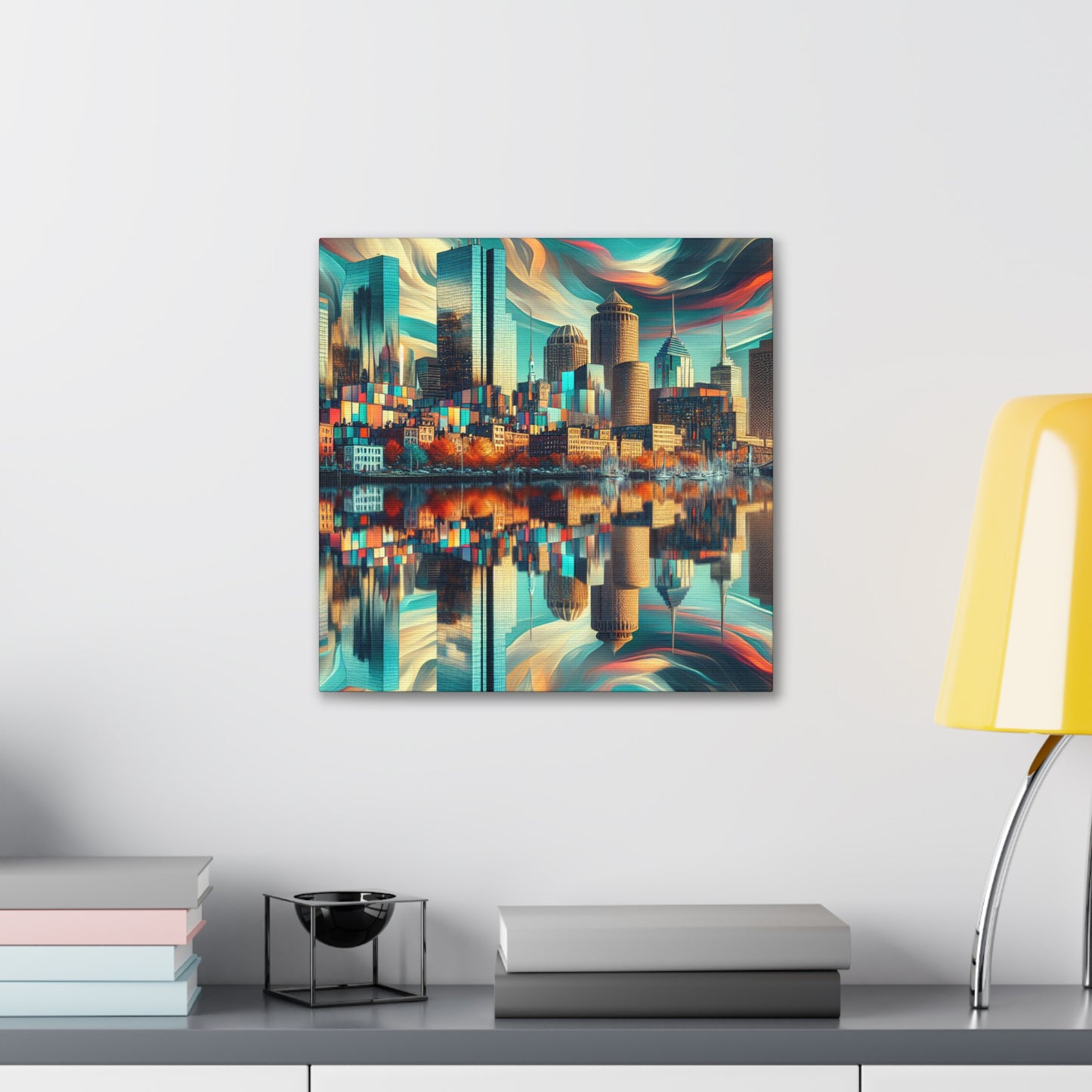 "Enigmatic Boston Euphoria" - Canvas