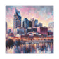 "Nashville's Vibrant Melodies" - Canvas