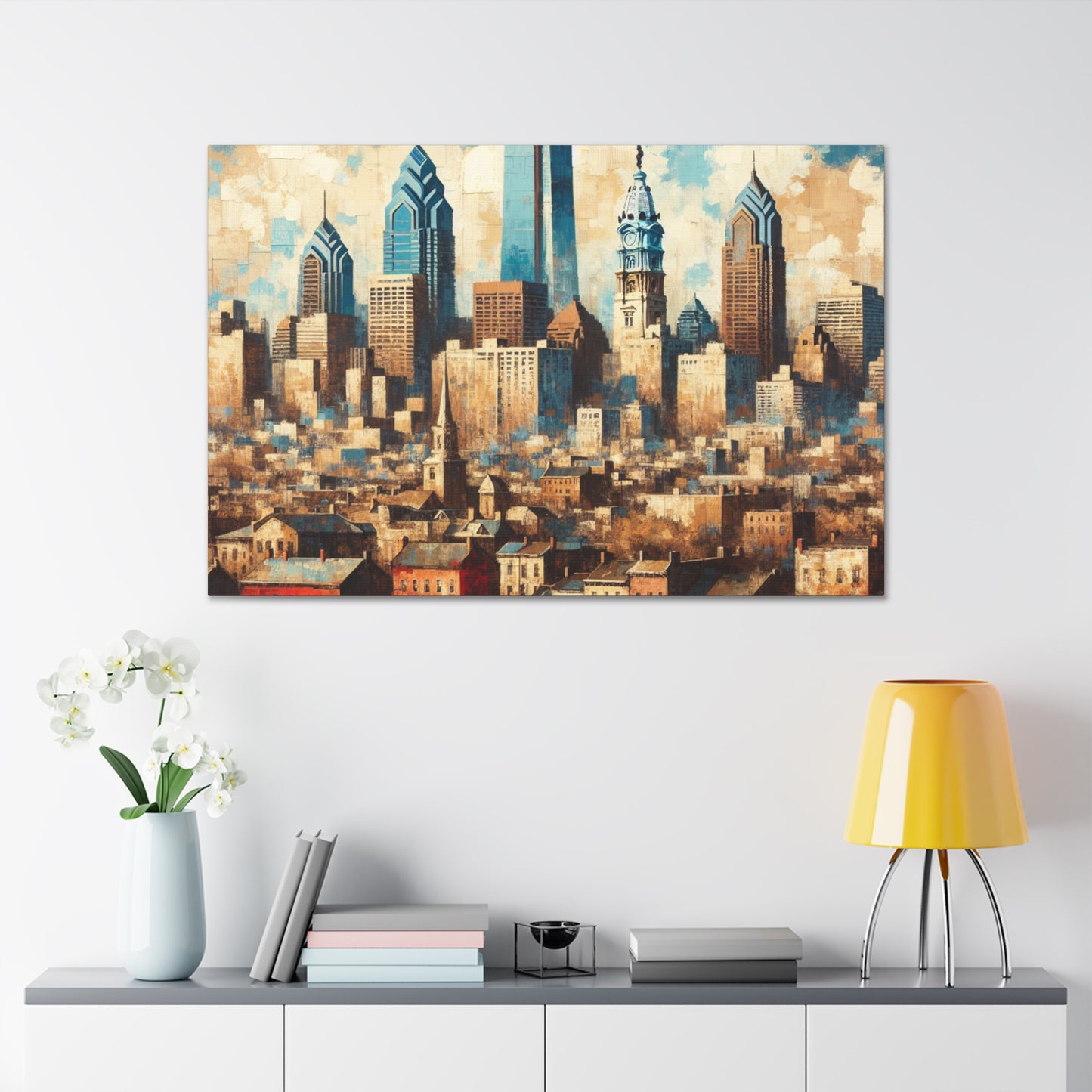 "City of Steel Horizons" - Canvas