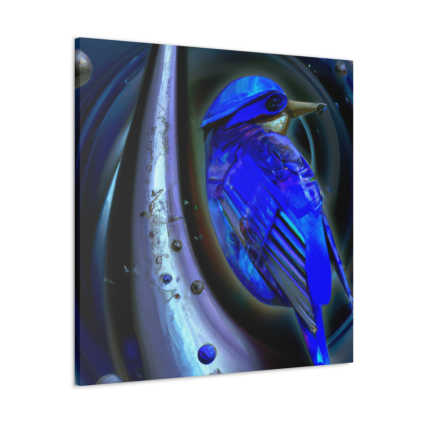 "A Surreal Bluebird" - Canvas