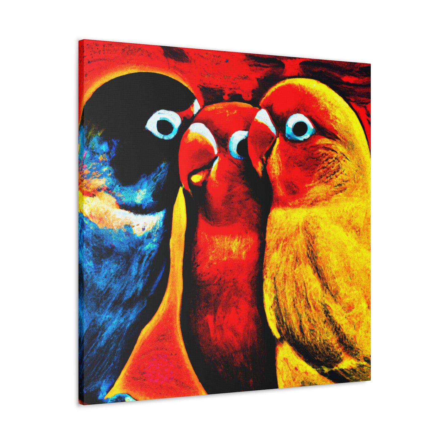 Loving Birds Together - Canvas