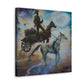 "Ride on the Stagecoach" - Canvas