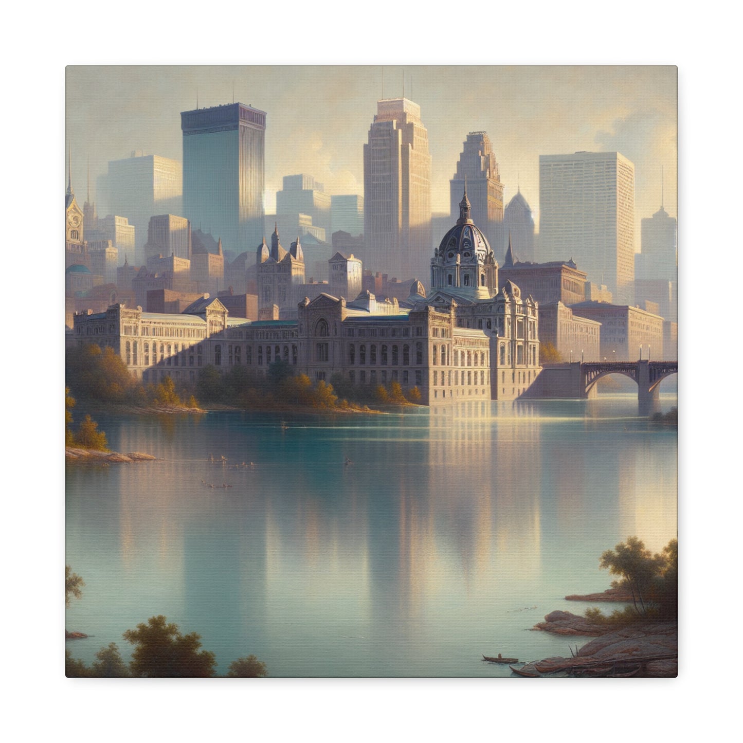 "City of Northern Bliss" - Canvas