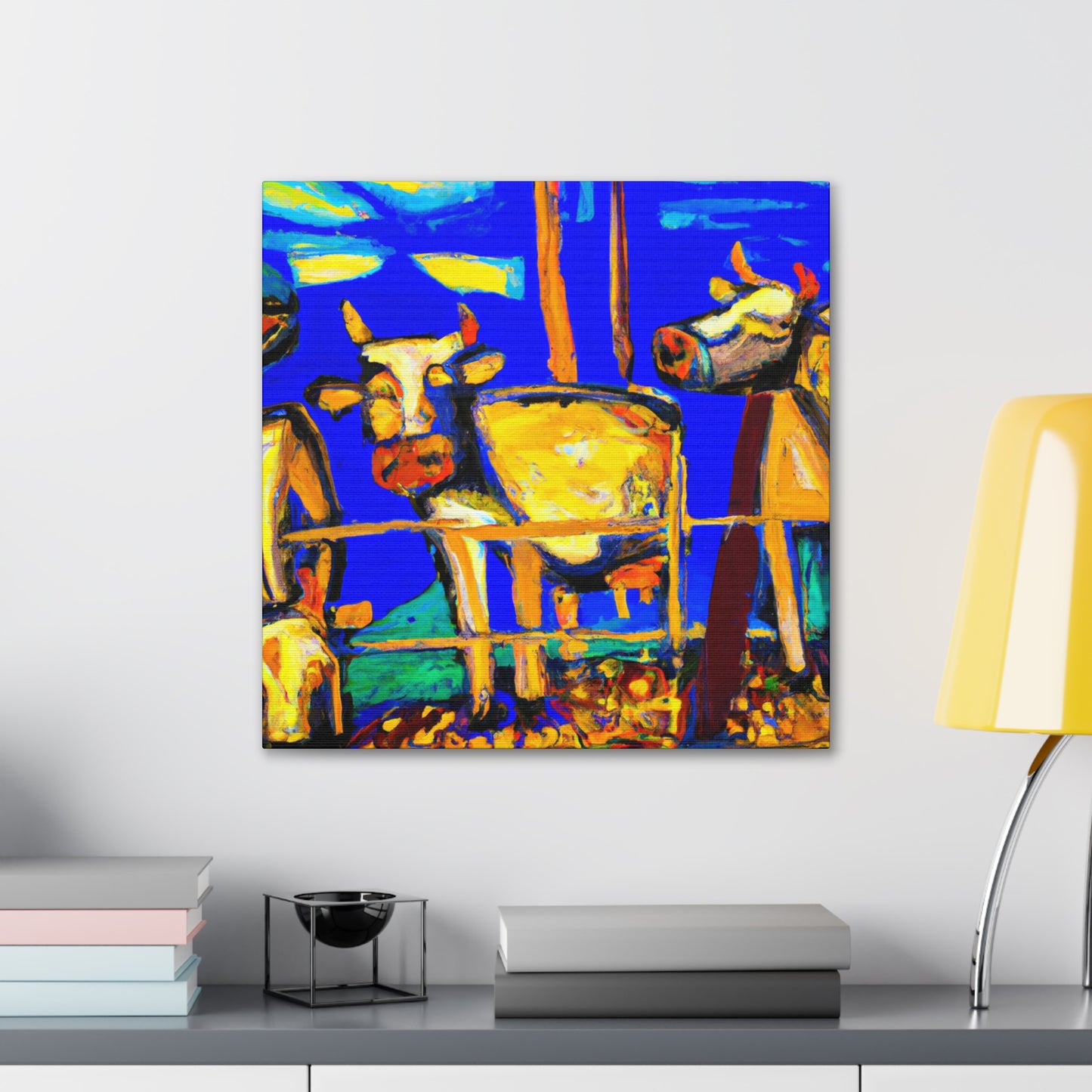 "Cow of Emotional Splendor" - Canvas