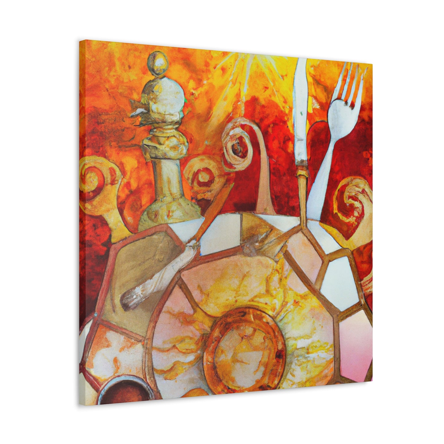 Victorian Steampunk Feast - Canvas