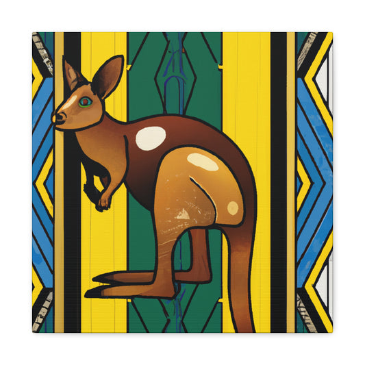 "Wallaby's Art Deco Drive" - Canvas