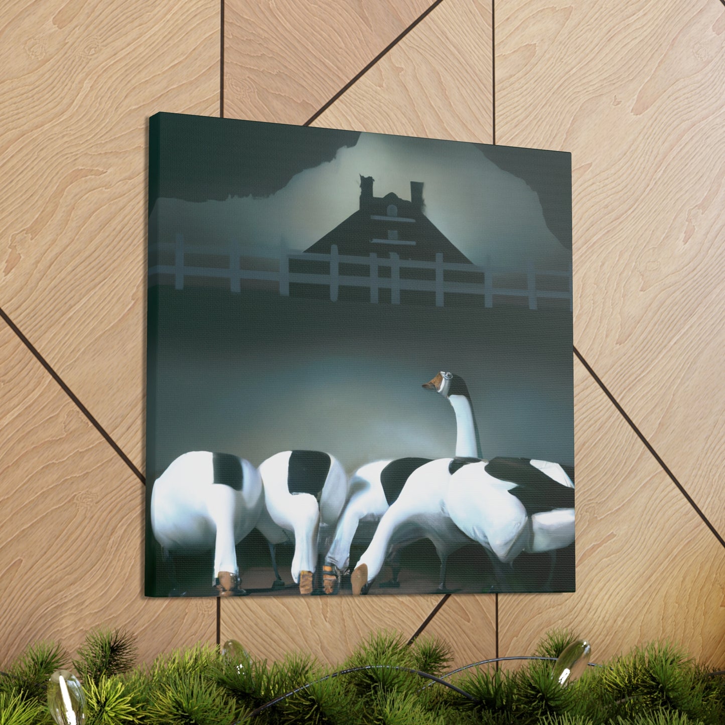 Geese in the Golden Age - Canvas