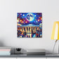 Lunar Celebration on Shore - Canvas