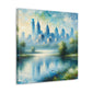 Urban Bliss in Motion - Canvas