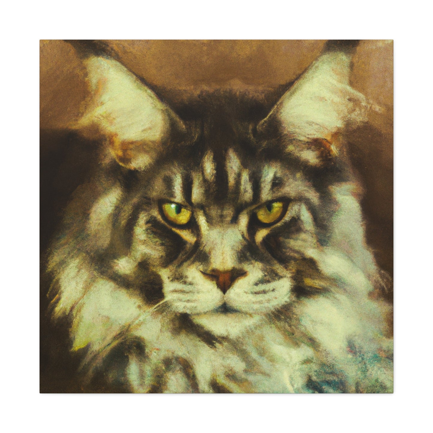 Maine Coon Majesty - Canvas