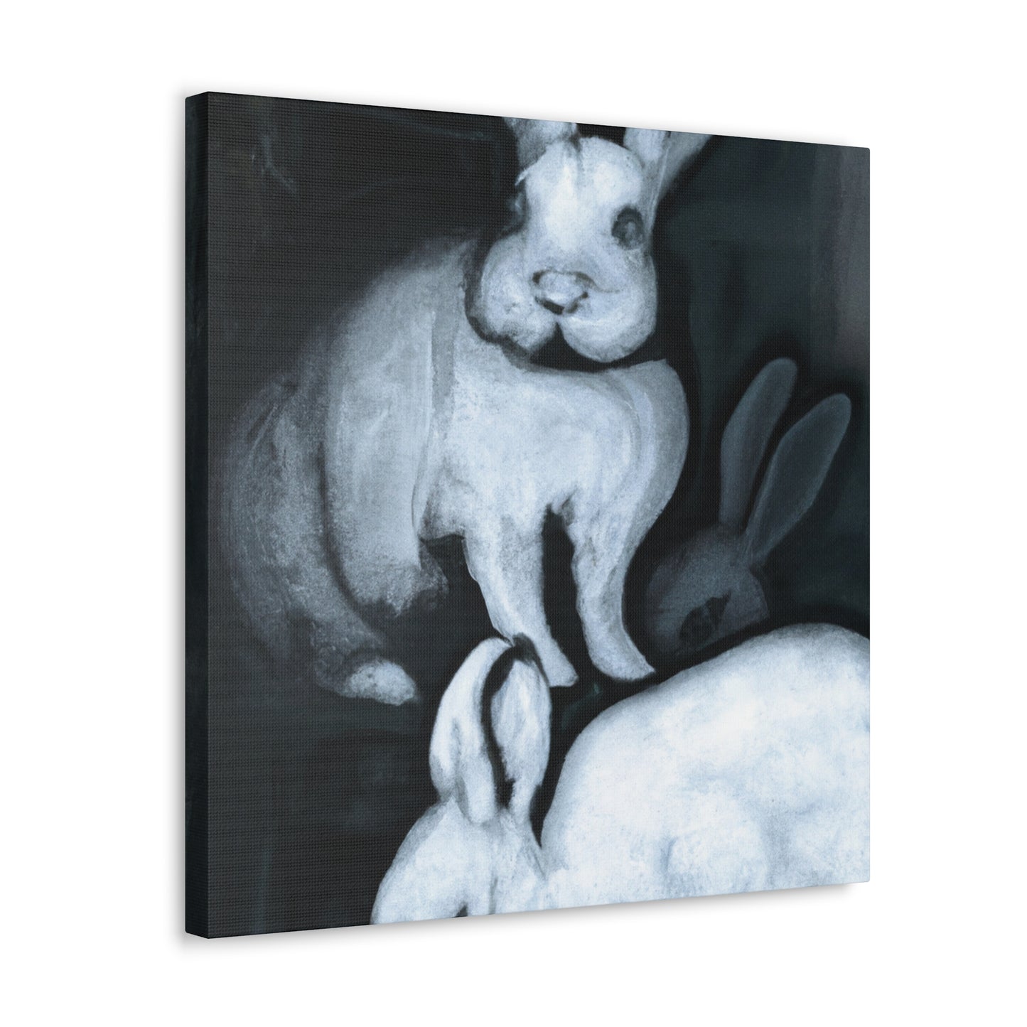 "Rabbit in Realism" - Canvas