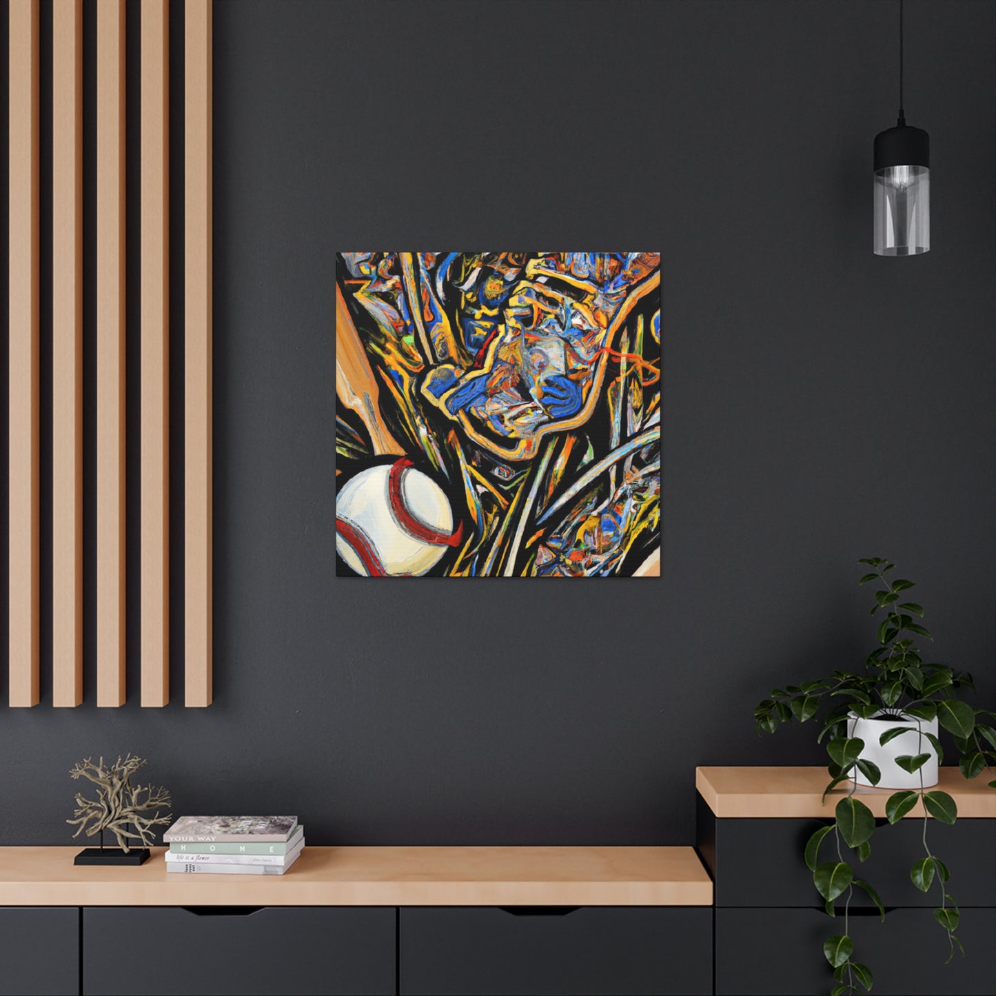 "Baseball in a Dream" - Canvas