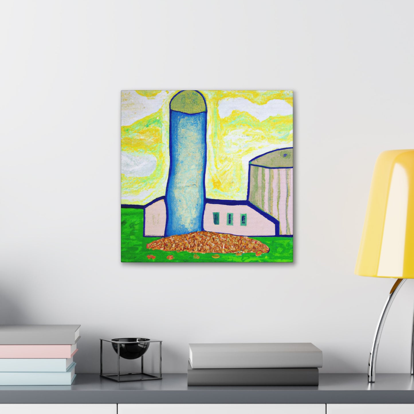 "Silo in Impressionism" - Canvas