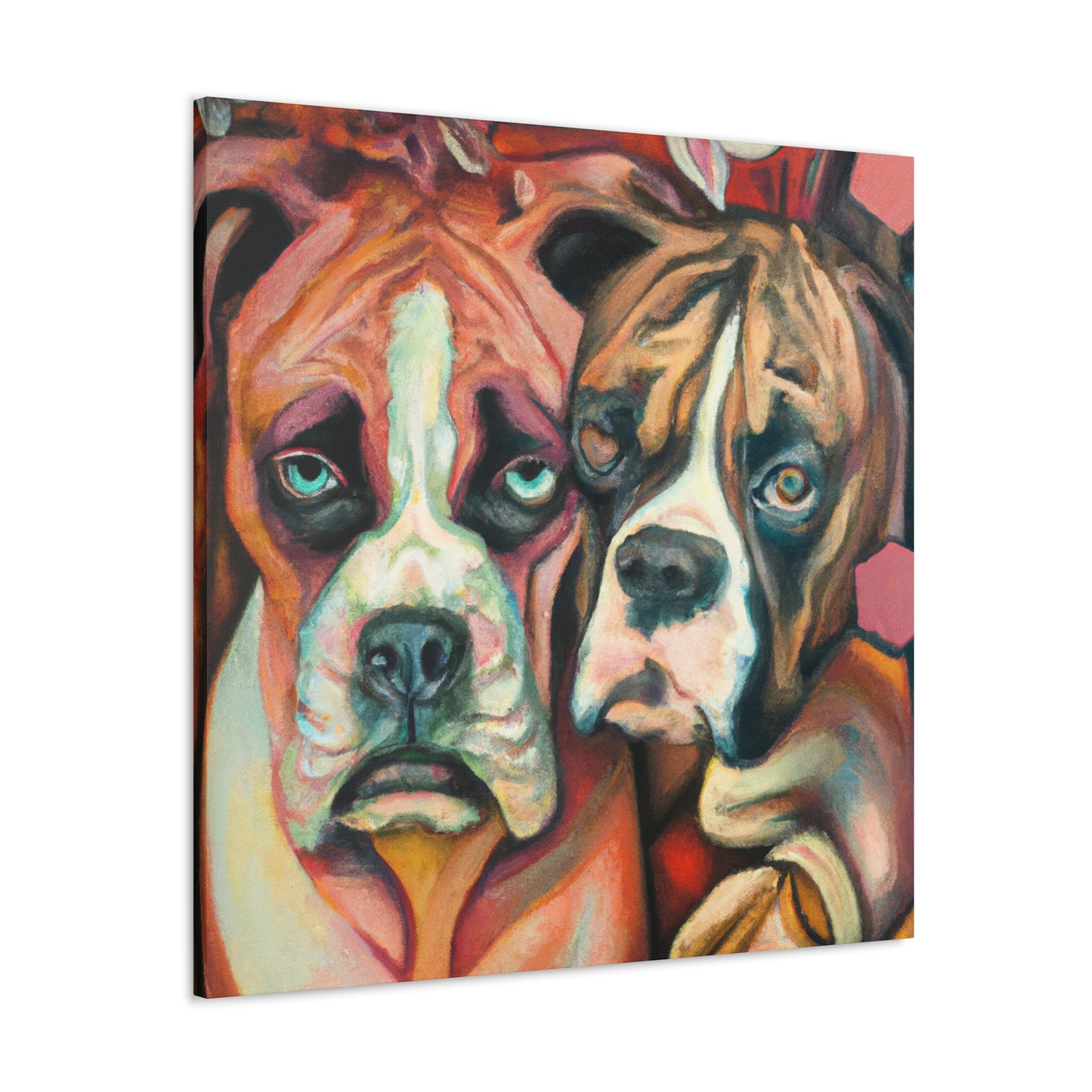 Boxer in a Dream - Canvas