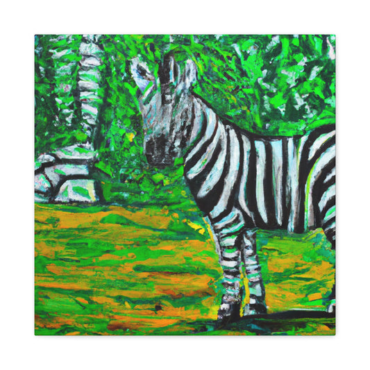 Majestic Zebra Impression - Canvas